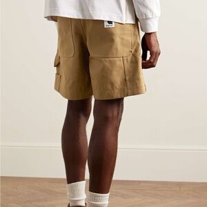 SACAI x Carhartt WIP Wide-Leg Belted Cotton-Canvas Shorts